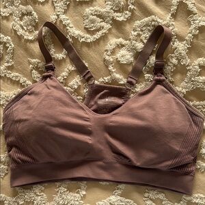 Kindred Bravely Purple Nursing Bra with Adjustable Straps